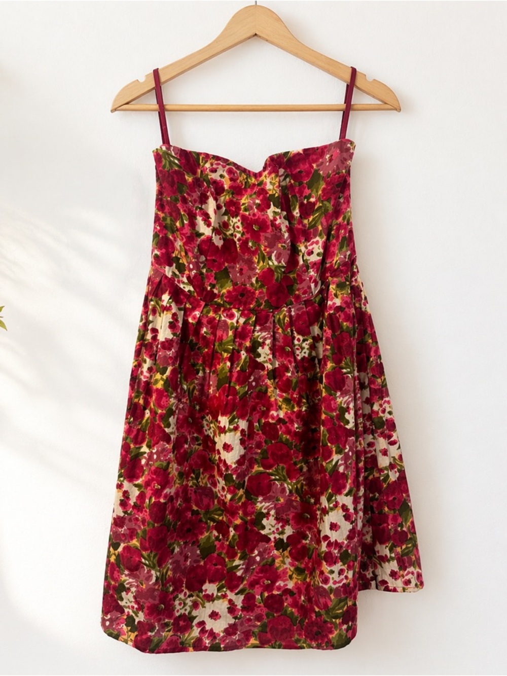 Newport News Pink Floral Dress 100% cotton